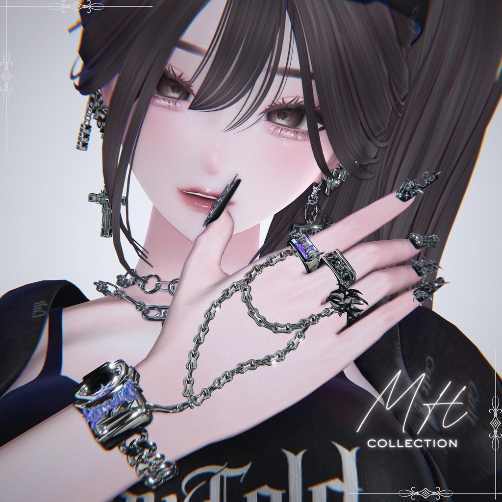 【VRC想定/19アバター対応】【MA対応】MH LEX RingChainBangle