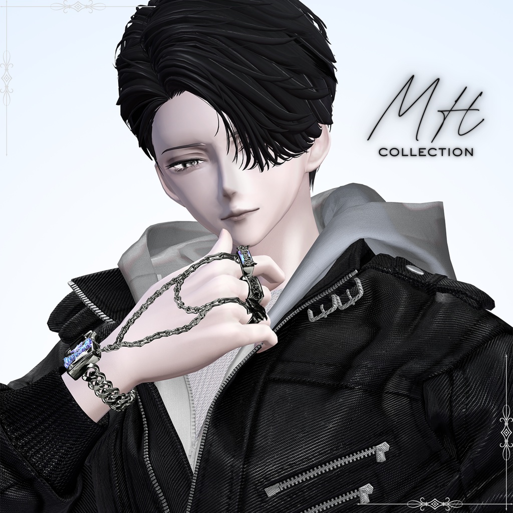 【VRC想定/19アバター対応】【MA対応】MH LEX RingChainBangle
