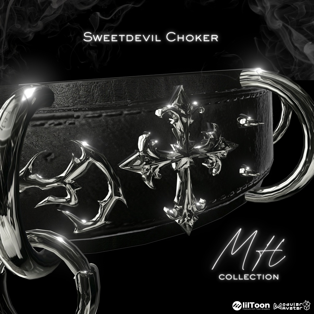 【VRC想定/21アバター対応】【MA対応】MH Sweetdevill Choker