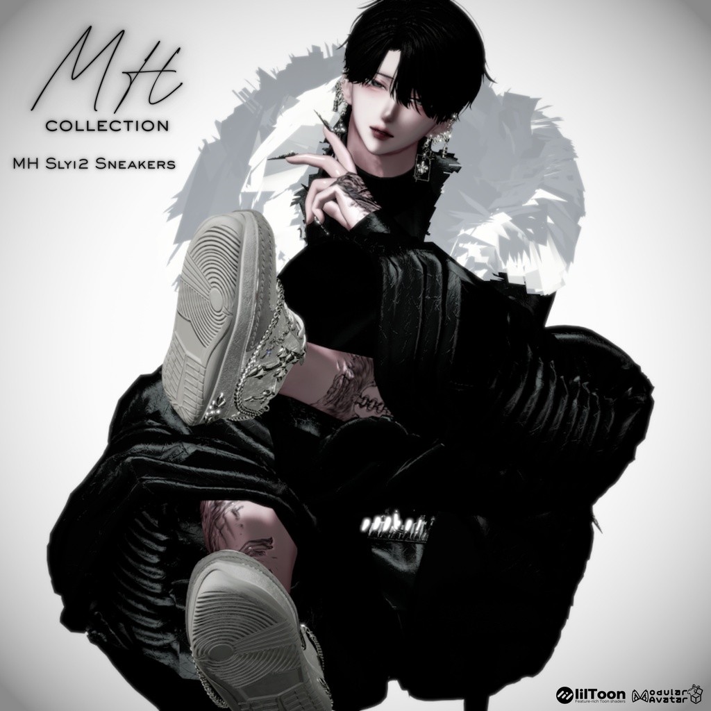 【VRC想定/21アバター対応】【MA対応】MH Slyi2 Sneakers