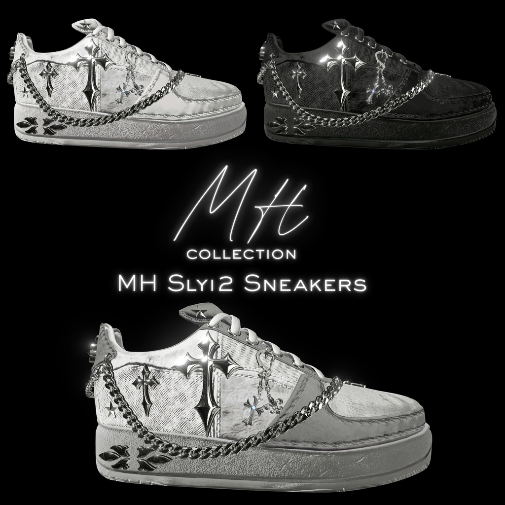 【VRC想定/21アバター対応】【MA対応】MH Slyi2 Sneakers