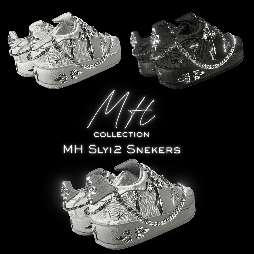 【VRC想定/20アバター対応】【MA対応】MH Slyi2 Sneakers