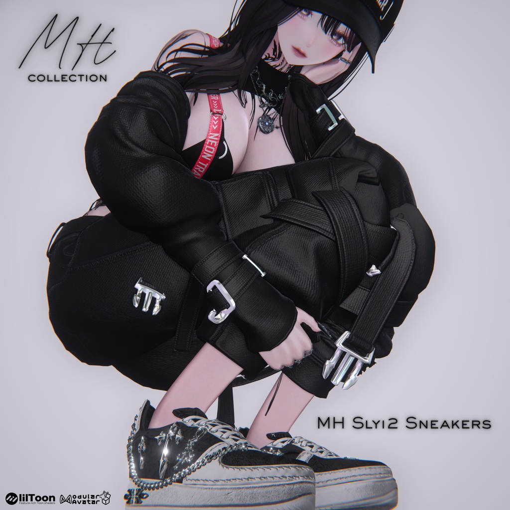 【VRC想定/21アバター対応】【MA対応】MH Slyi2 Sneakers