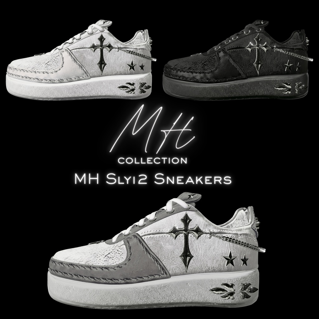 【VRC想定/21アバター対応】【MA対応】MH Slyi2 Sneakers