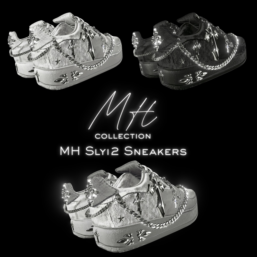 【VRC想定/21アバター対応】【MA対応】MH Slyi2 Sneakers