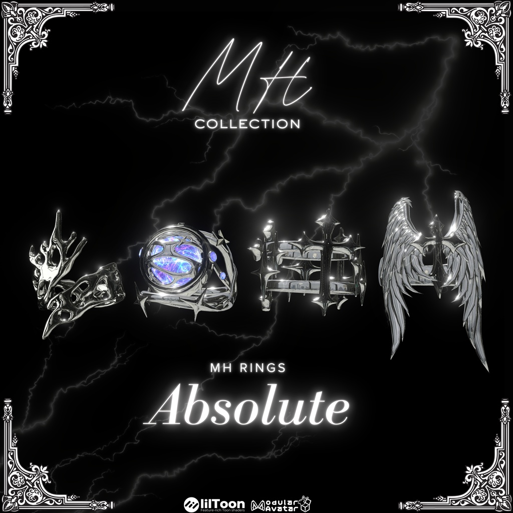 【VRC想定/22アバター対応】【MA対応】MH Rings Absolute