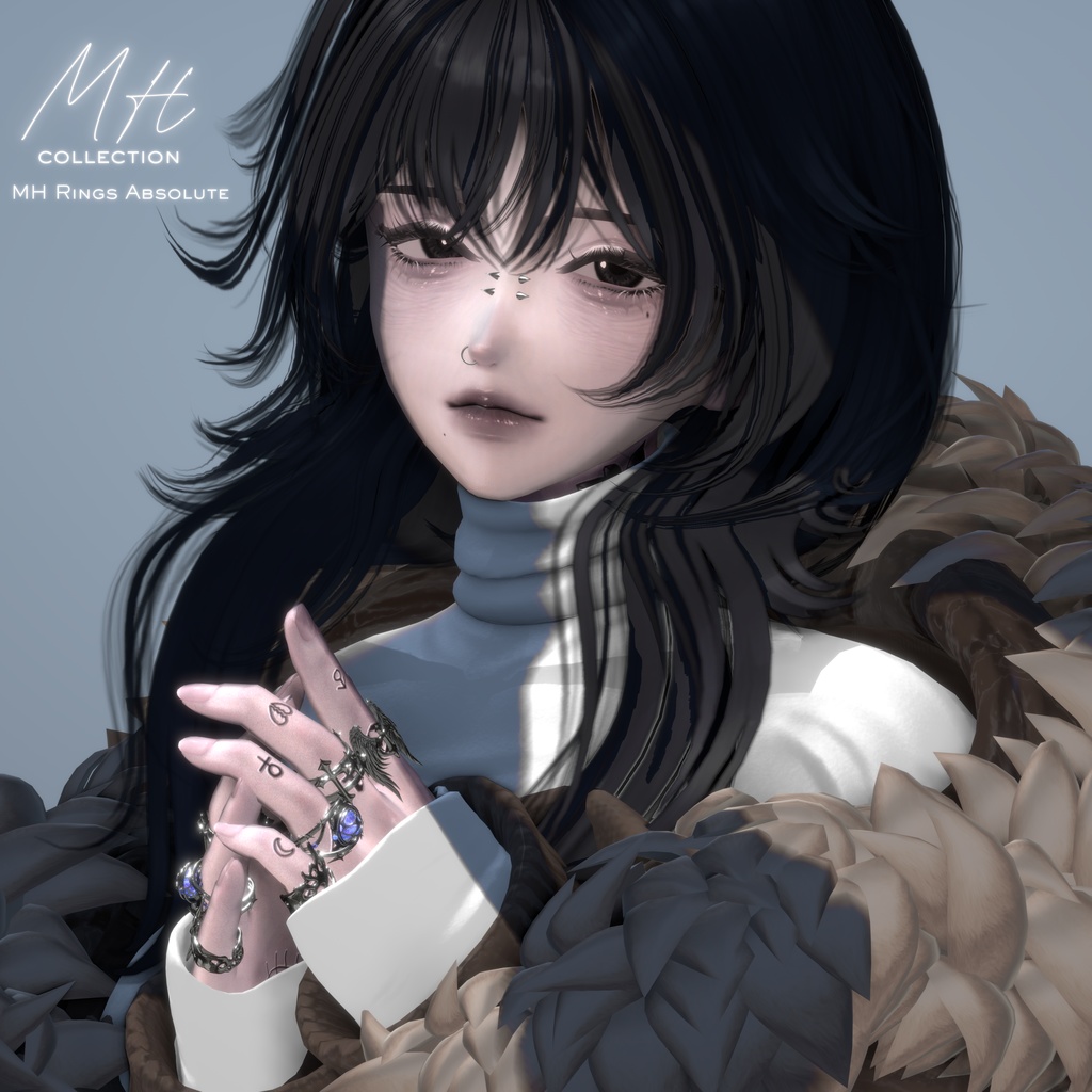 【VRC想定/22アバター対応】【MA対応】MH Rings Absolute