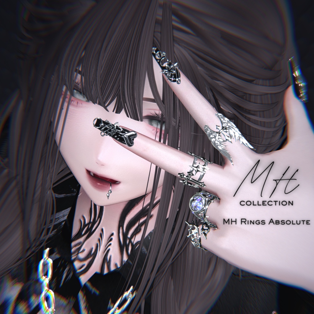 【VRC想定/22アバター対応】【MA対応】MH Rings Absolute