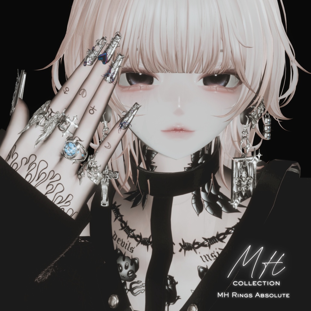 【VRC想定/22アバター対応】【MA対応】MH Rings Absolute
