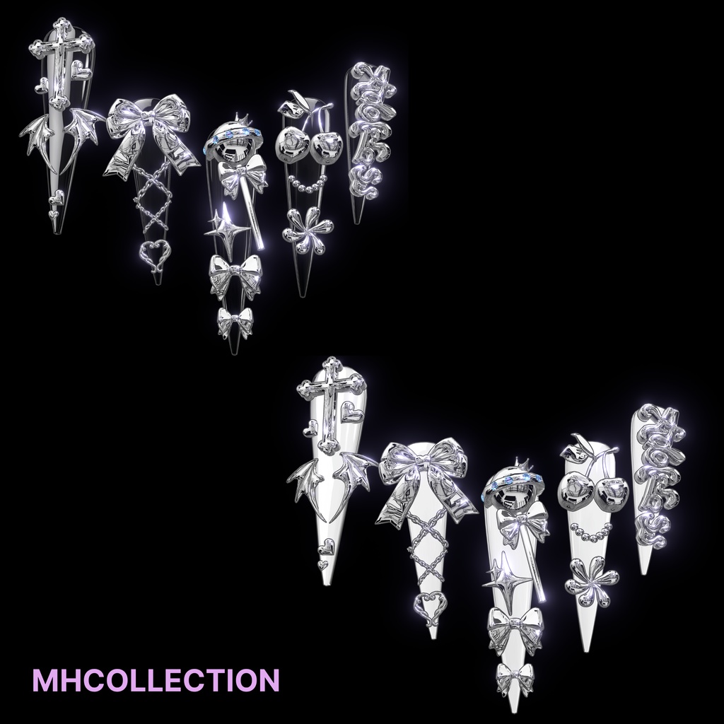 【VRC想定/23アバター対応】【MA対応】MH Adorbs Nail