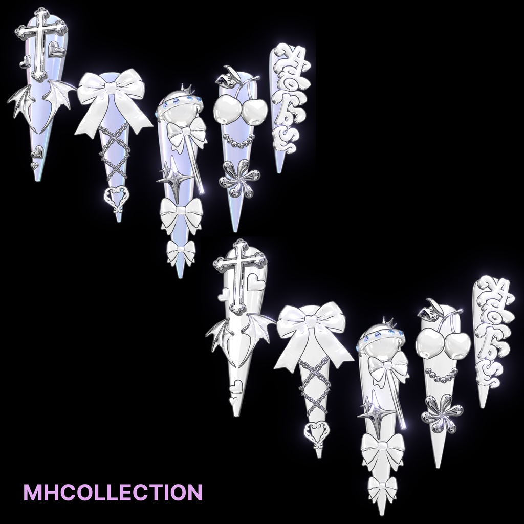 【VRC想定/23アバター対応】【MA対応】MH Adorbs Nail