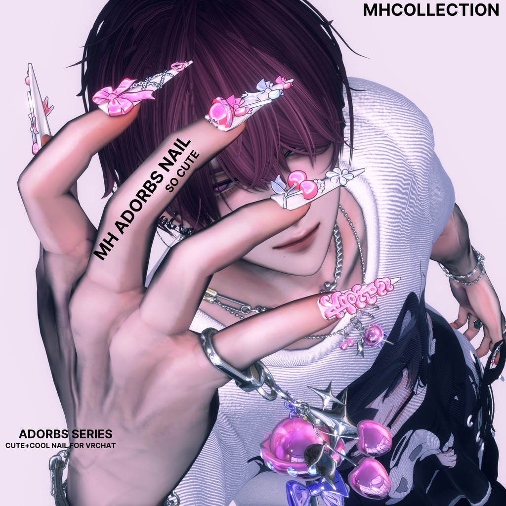 【VRC想定/23アバター対応】【MA対応】MH Adorbs Nail