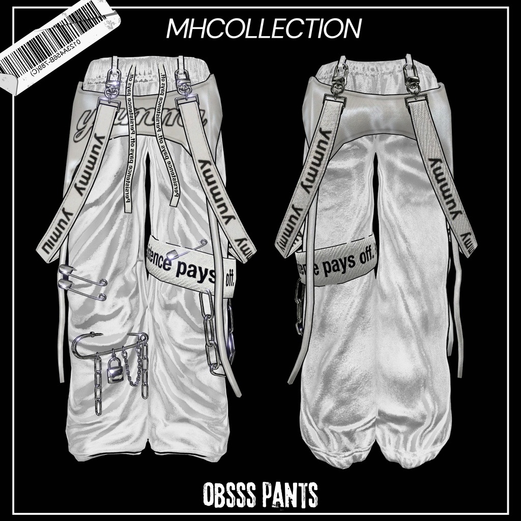 【VRC想定/16アバター対応】【MA対応】MH obsss pants