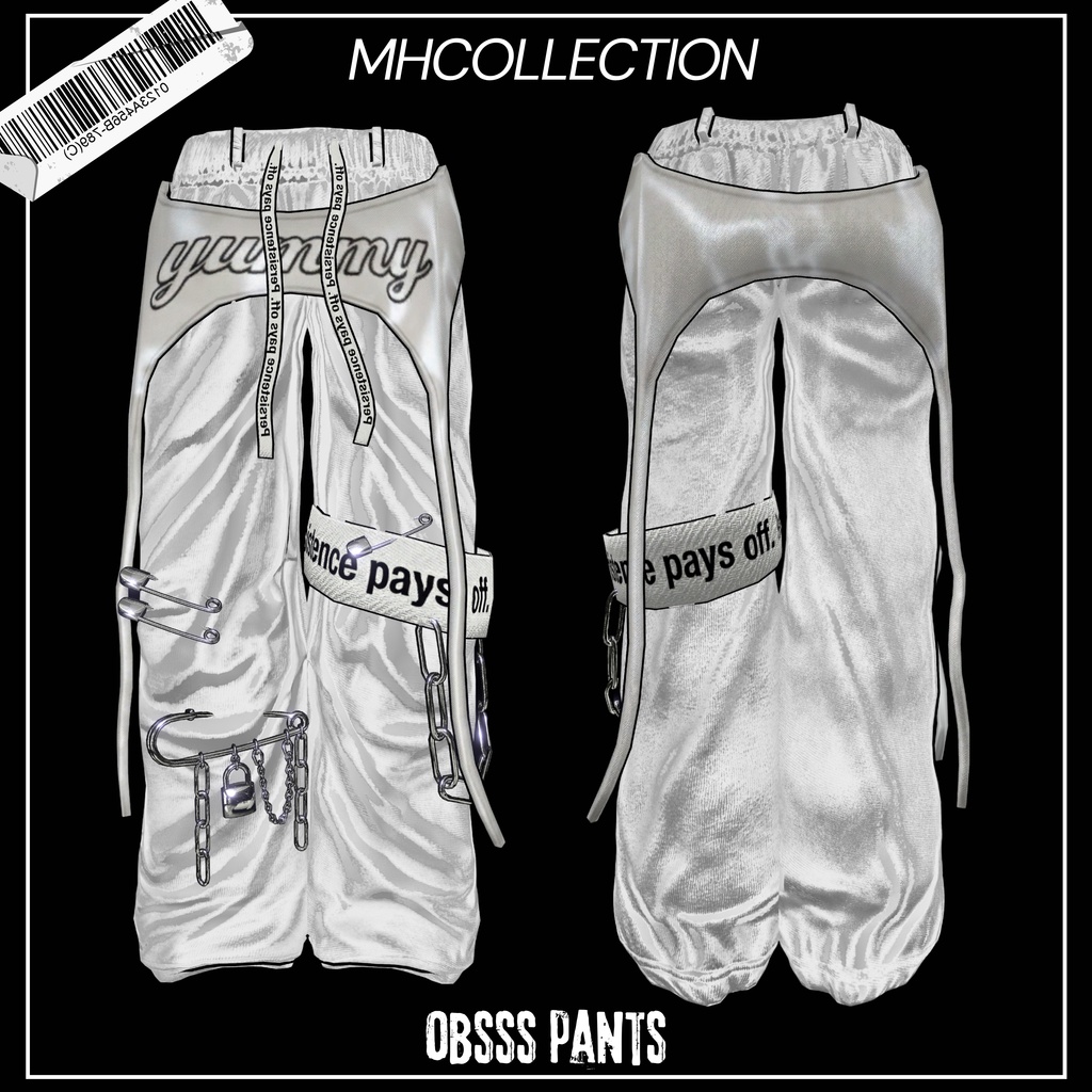 【VRC想定/16アバター対応】【MA対応】MH obsss pants