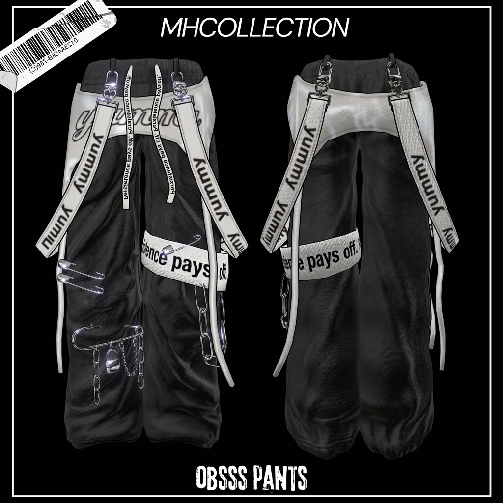 【VRC想定/16アバター対応】【MA対応】MH obsss pants