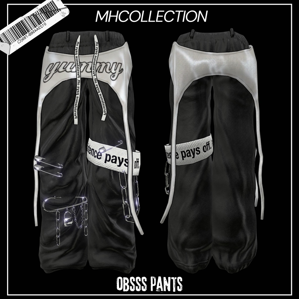 【VRC想定/16アバター対応】【MA対応】MH obsss pants