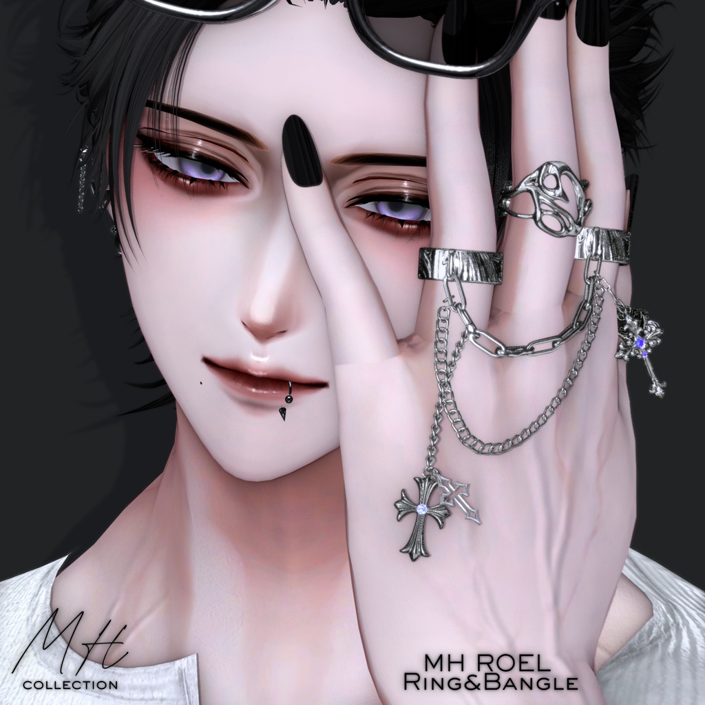 【VRC想定/21アバター対応】【MA対応】MH ROEL Ring&Bangle