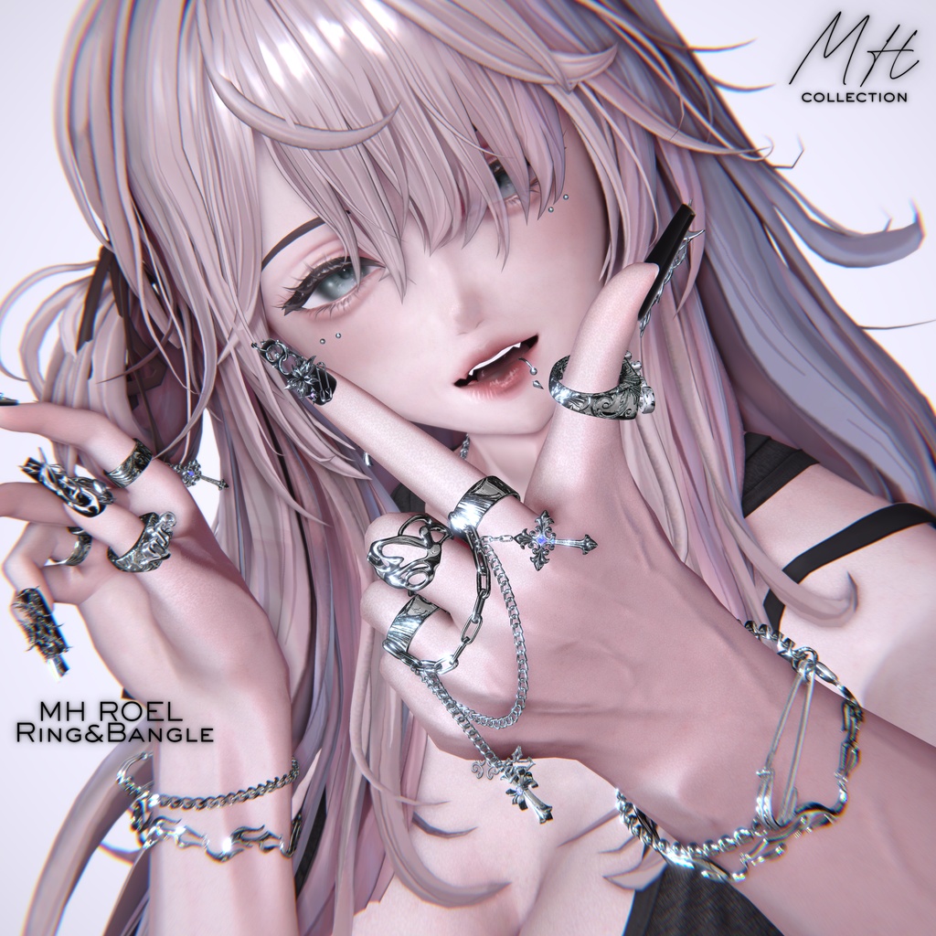 【VRC想定/21アバター対応】【MA対応】MH ROEL Ring&Bangle