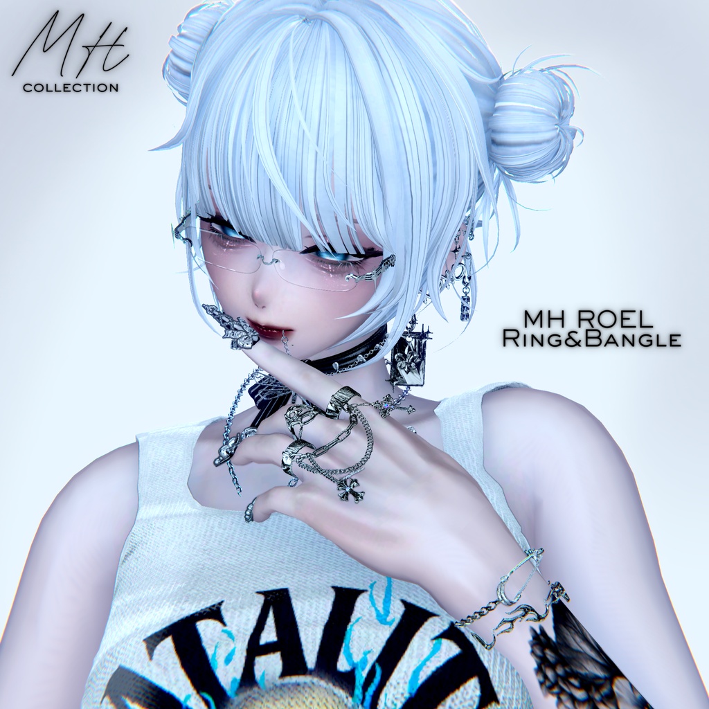 【VRC想定/21アバター対応】【MA対応】MH ROEL Ring&Bangle