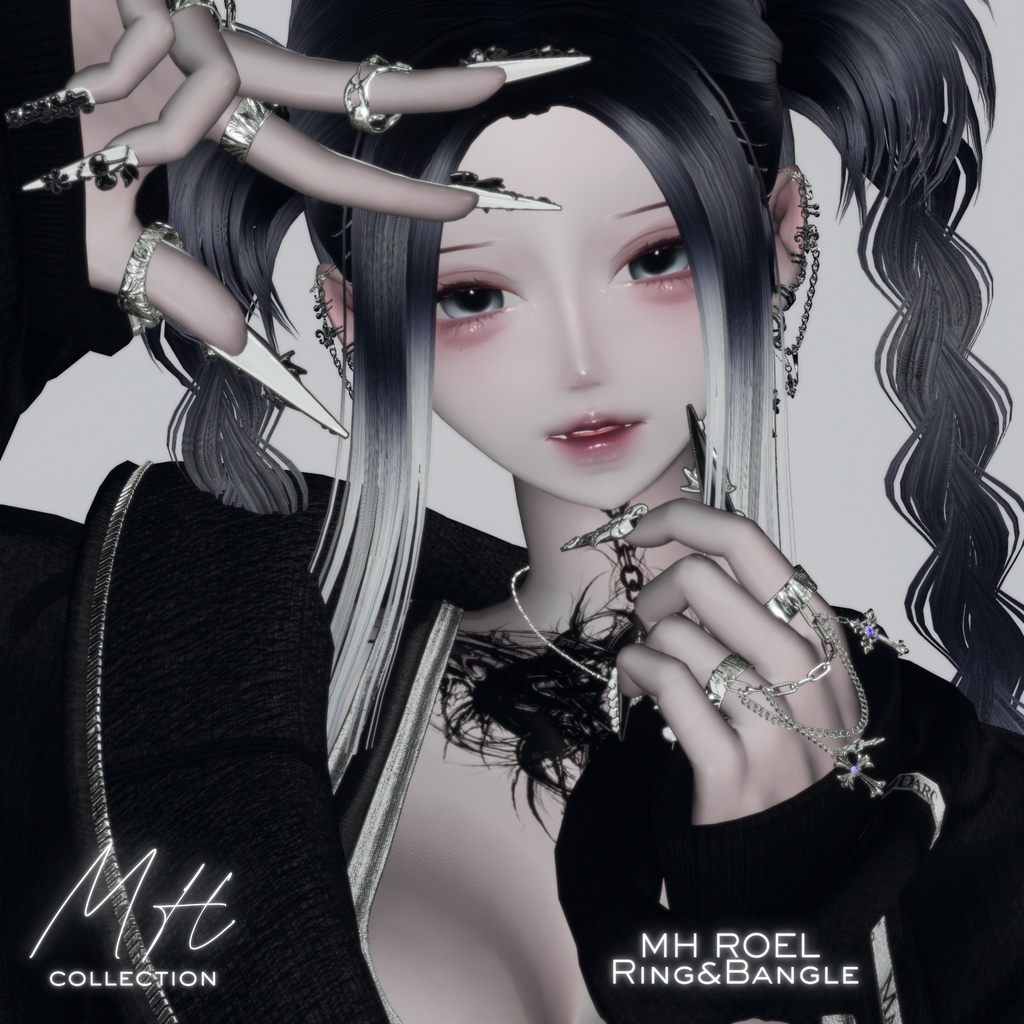 【VRC想定/21アバター対応】【MA対応】MH ROEL Ring&Bangle