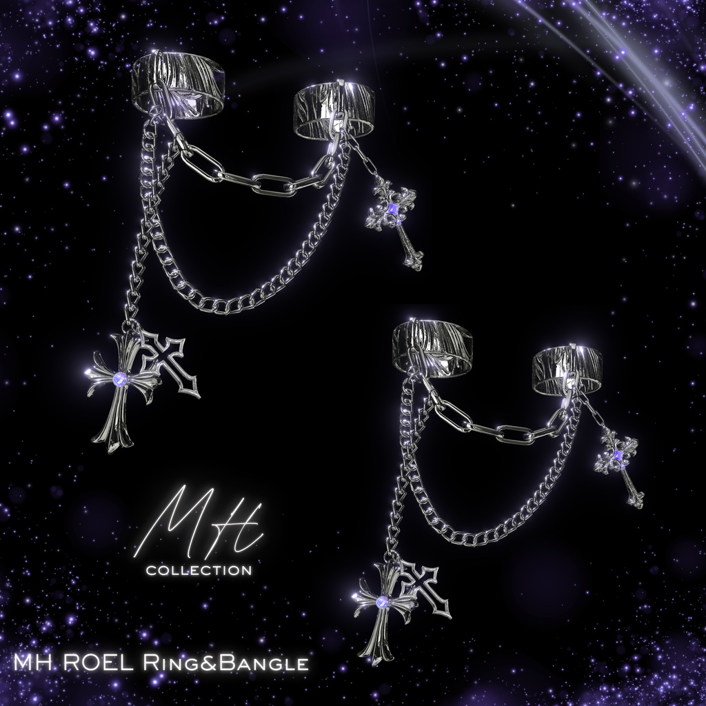 【VRC想定/21アバター対応】【MA対応】MH ROEL Ring&Bangle