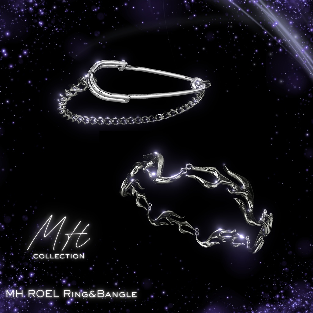 【VRC想定/21アバター対応】【MA対応】MH ROEL Ring&Bangle