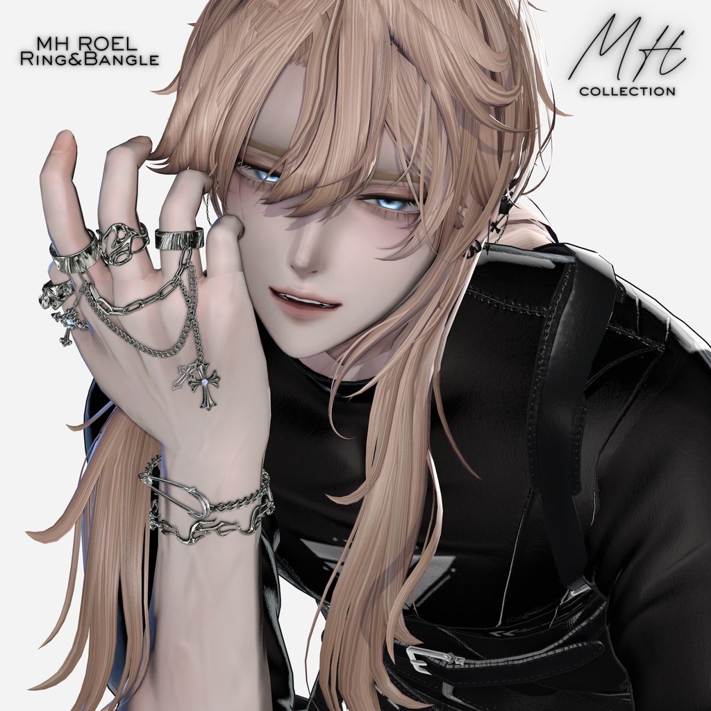 【VRC想定/21アバター対応】【MA対応】MH ROEL Ring&Bangle