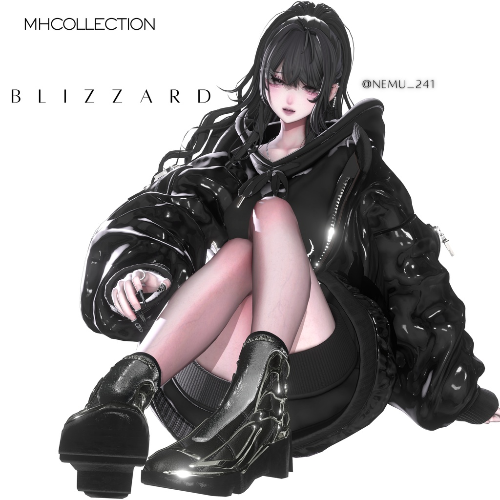 【VRC想定/20アバター対応】【MA対応】MH Blizzard Boots