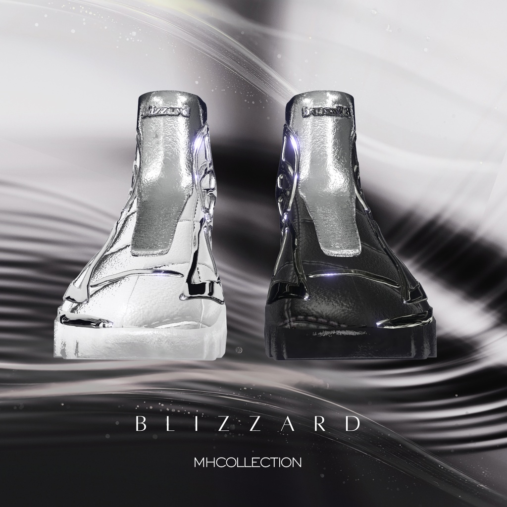 【VRC想定/20アバター対応】【MA対応】MH Blizzard Boots