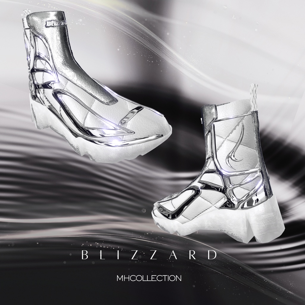 【VRC想定/20アバター対応】【MA対応】MH Blizzard Boots