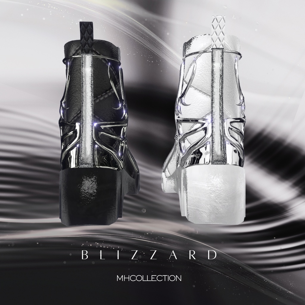 【VRC想定/20アバター対応】【MA対応】MH Blizzard Boots