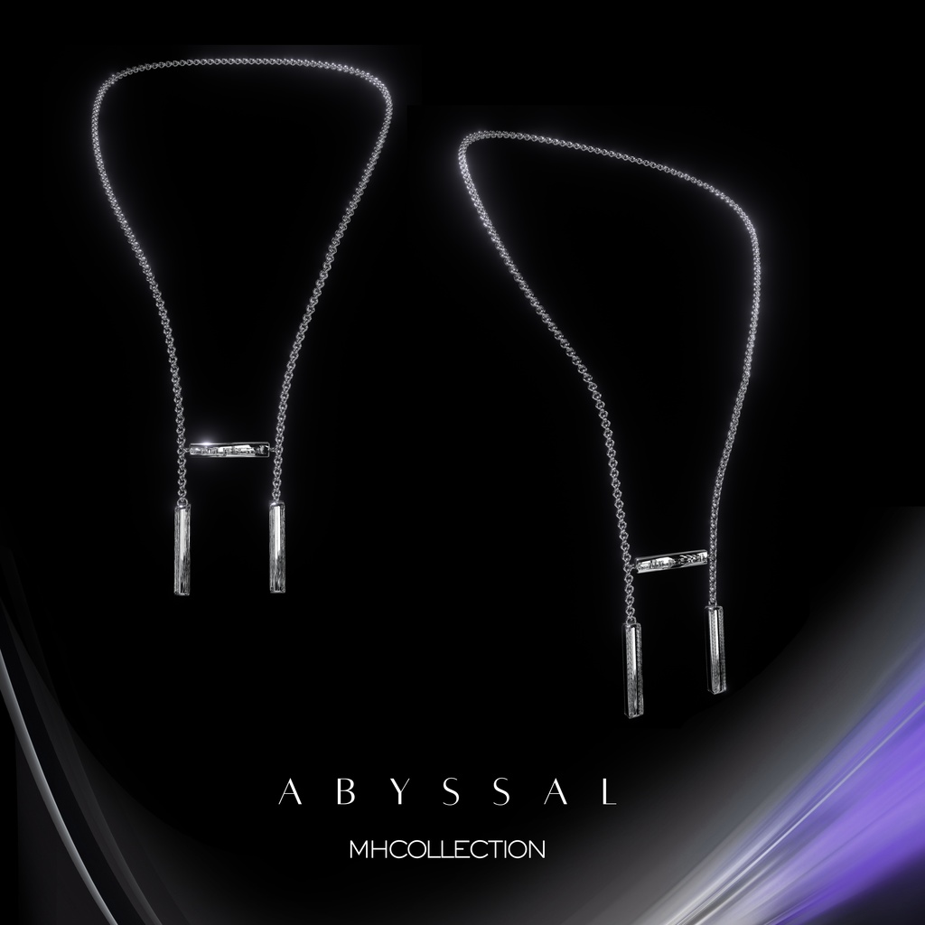【VRC想定/22アバター対応】【MA対応】MH abyssal Necklace+Earring