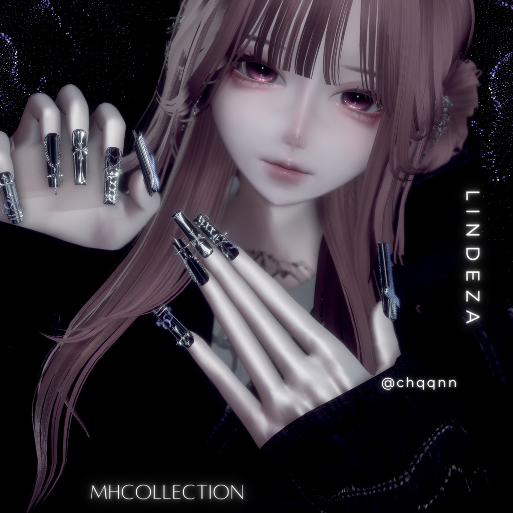 【VRC想定/21アバター対応】【MA対応】MH Lindeza Nail