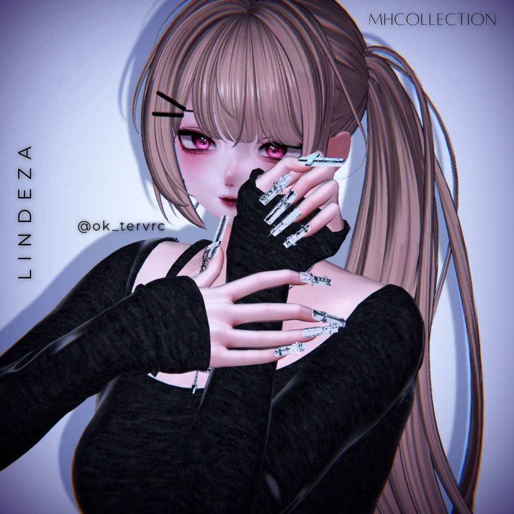 【VRC想定/21アバター対応】【MA対応】MH Lindeza Nail