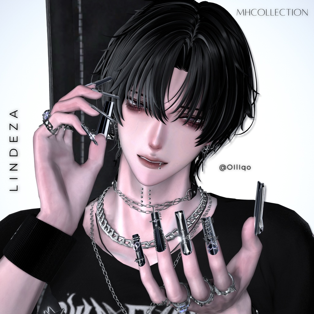 【VRC想定/21アバター対応】【MA対応】MH Lindeza Nail