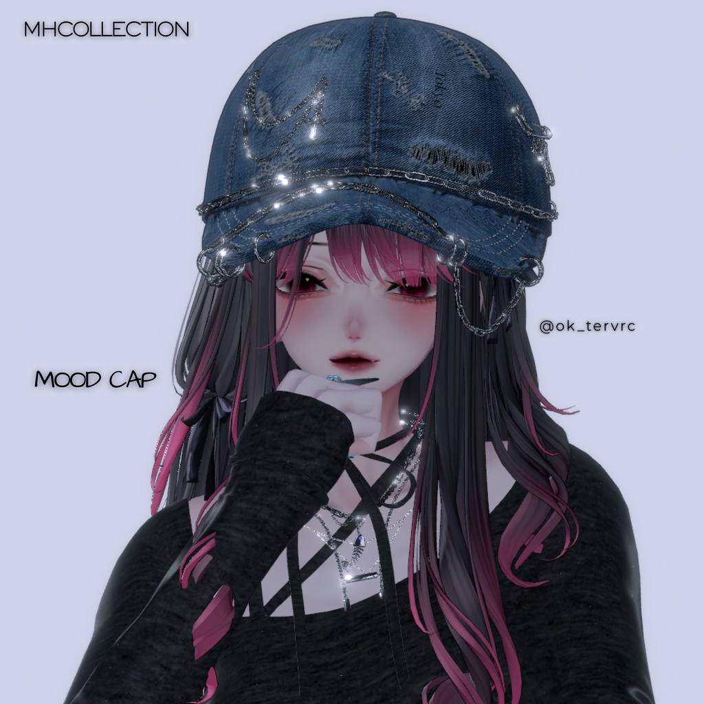【VRC想定/MA対応】MH Mood cap (帽子)