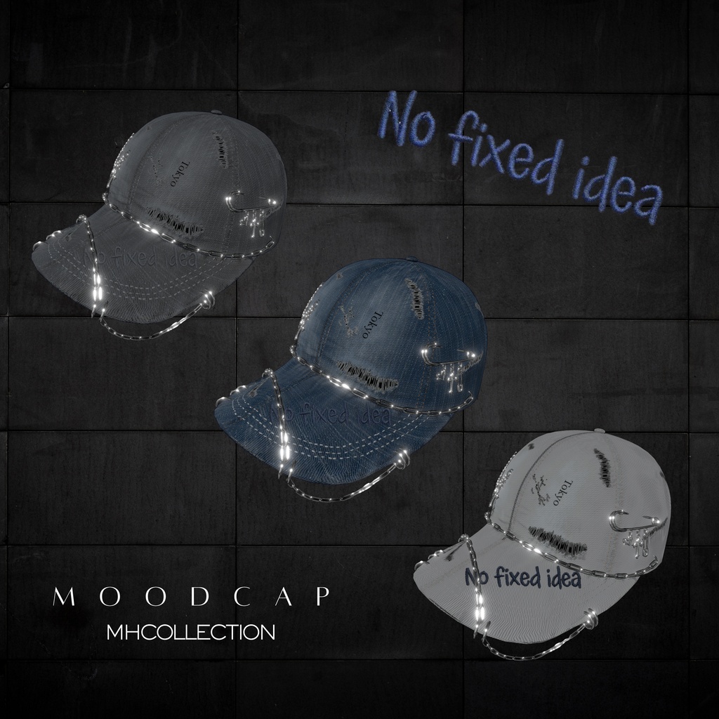 【VRC想定/MA対応】MH Mood cap (帽子)