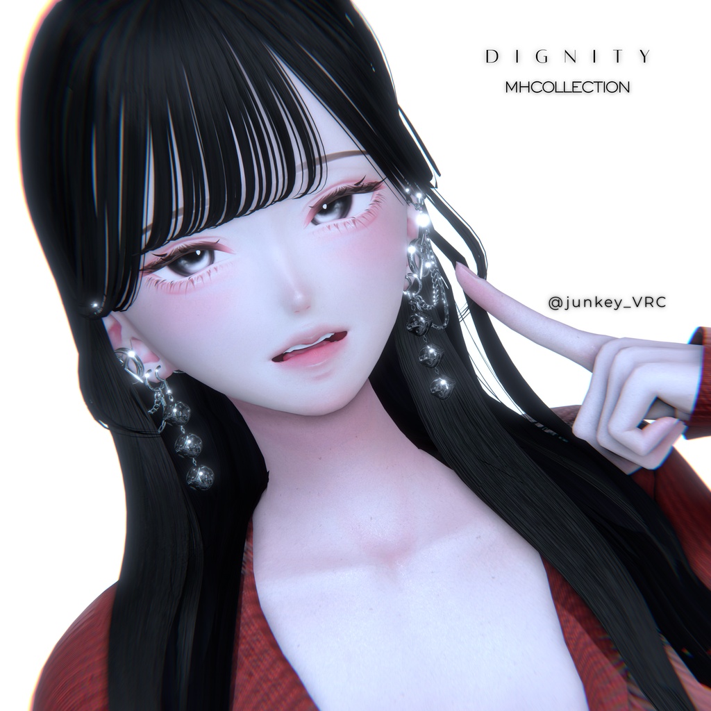 【VRC想定/20アバター対応】【MA対応】MH Dignity Earring