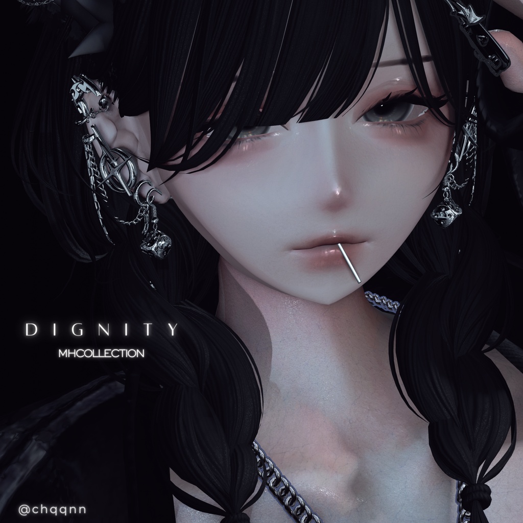 【VRC想定/20アバター対応】【MA対応】MH Dignity Earring