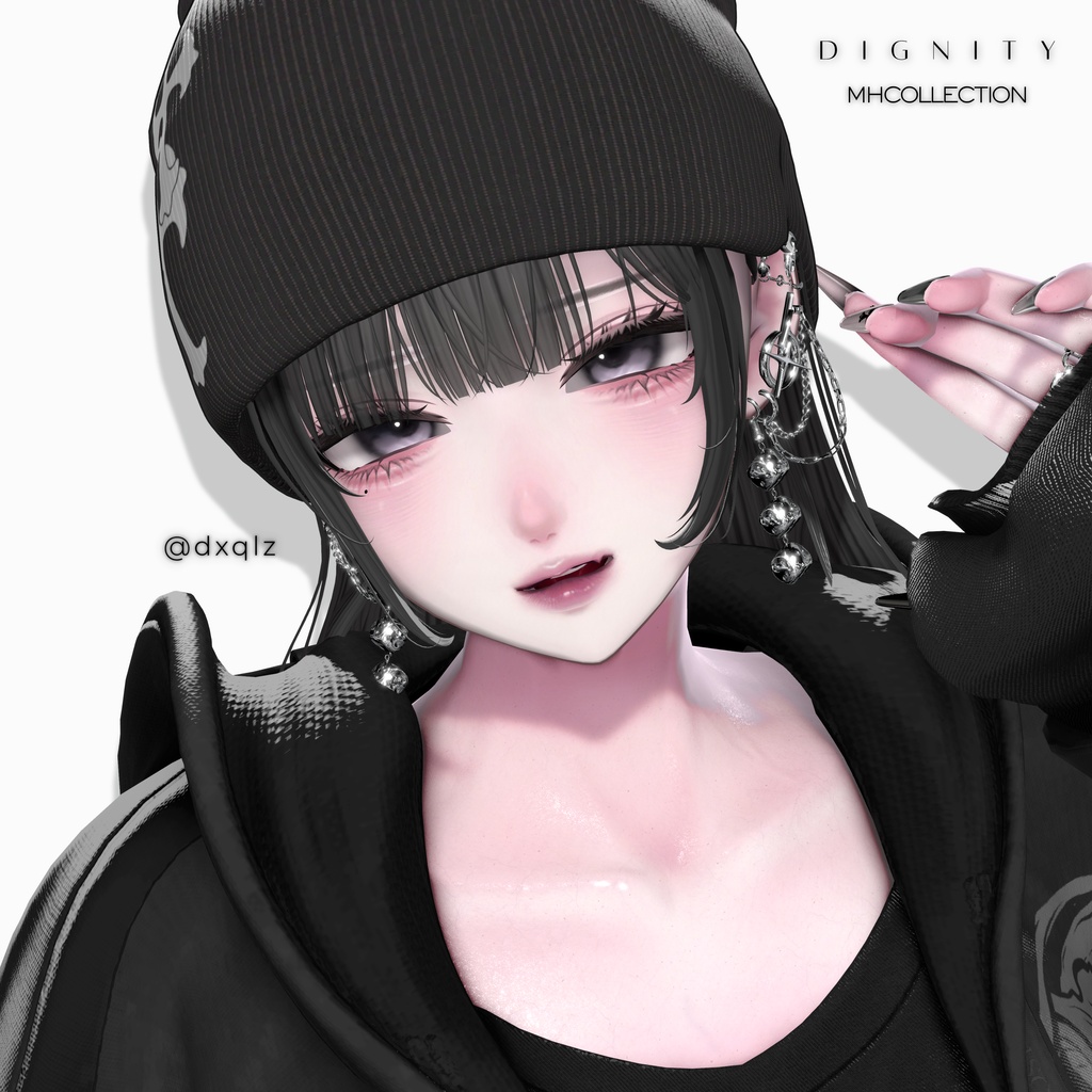 【VRC想定/20アバター対応】【MA対応】MH Dignity Earring