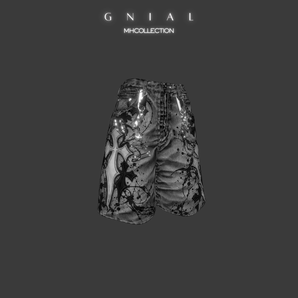【VRC想定/16アバター対応】【MA対応】MH Gnial pants+shoes