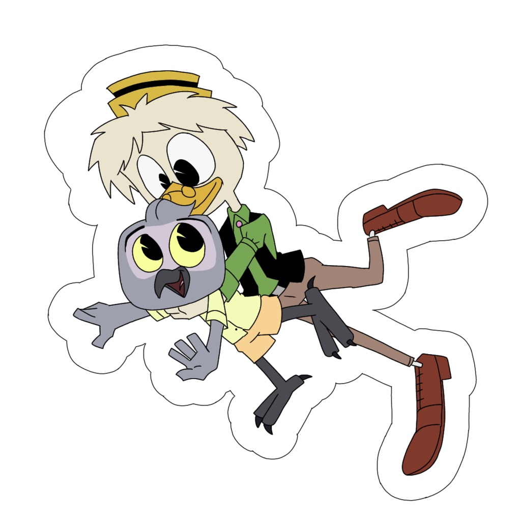 ジャイロ両面アクリルキーホルダー