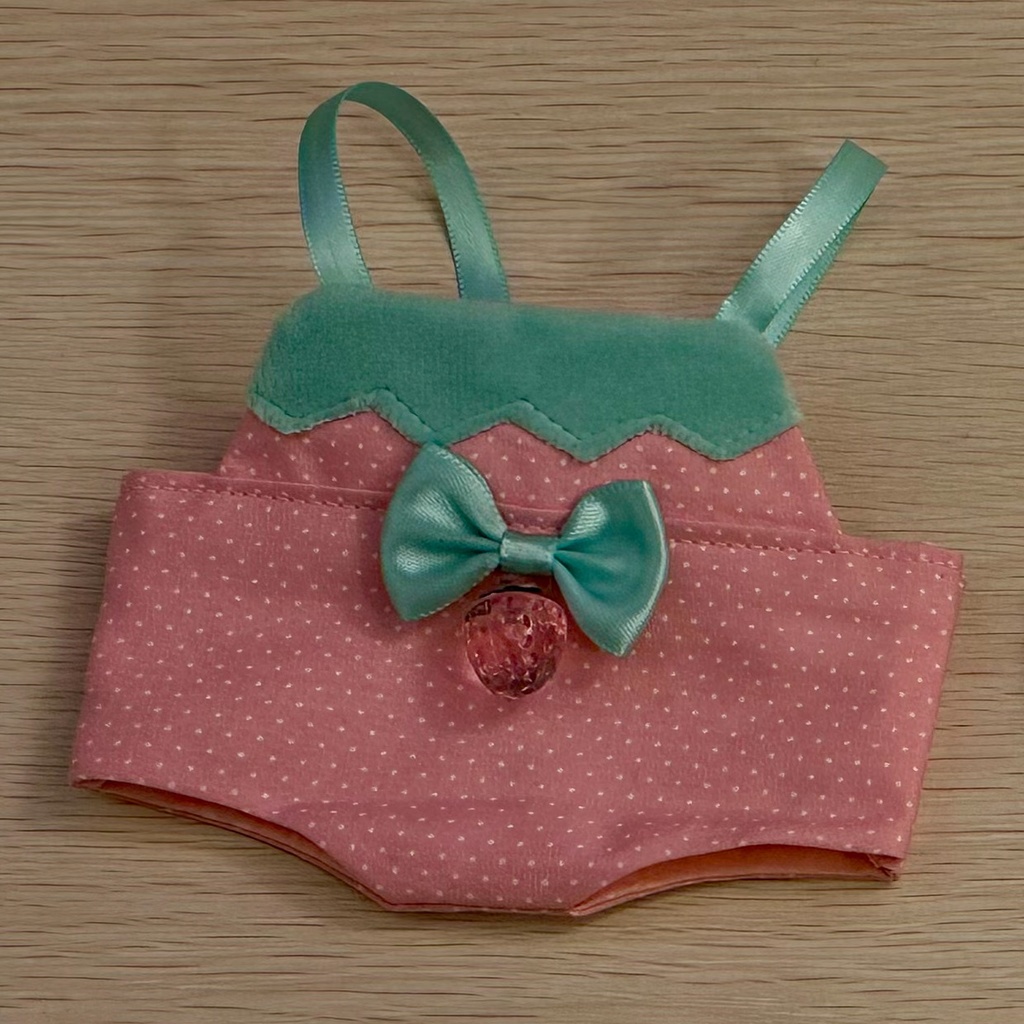 いちごサロペット(ピンク・クリアチャーム①)