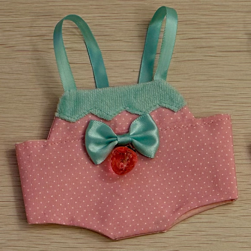 いちごサロペット(ピンク・クリアチャーム②)