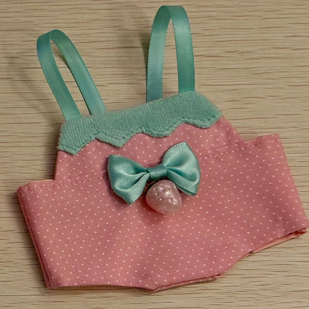 いちごサロペット(ピンク・パールチャーム)