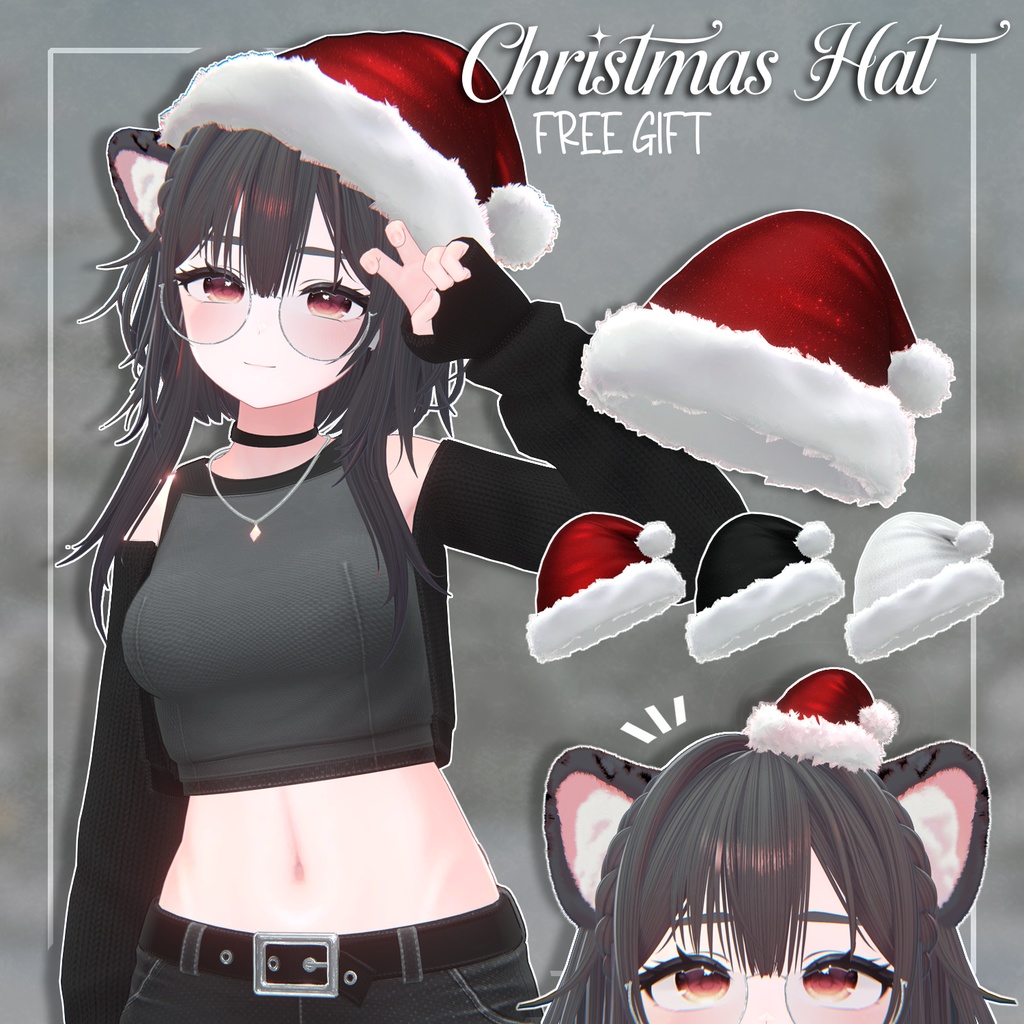 【 QVK-MAS 】- Christmas Hat~ 【 無料セット 】