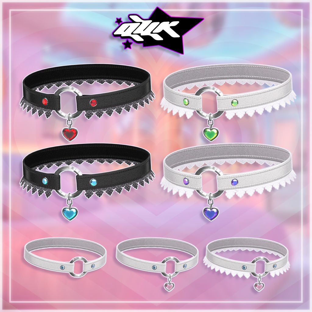 【 QVK 】 Choker 【10 】 FREE GIFT 【 無料セット 】