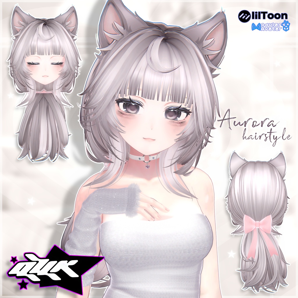 ✧SALE 【 QVK 】 Aurora Hairstyle 【12 avatar 】