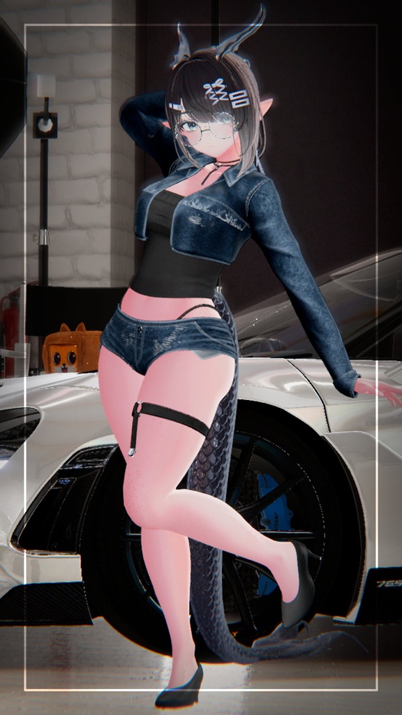 【✦QVK 】 - DenimFlames ✦ギミック 【 8 avatar 】