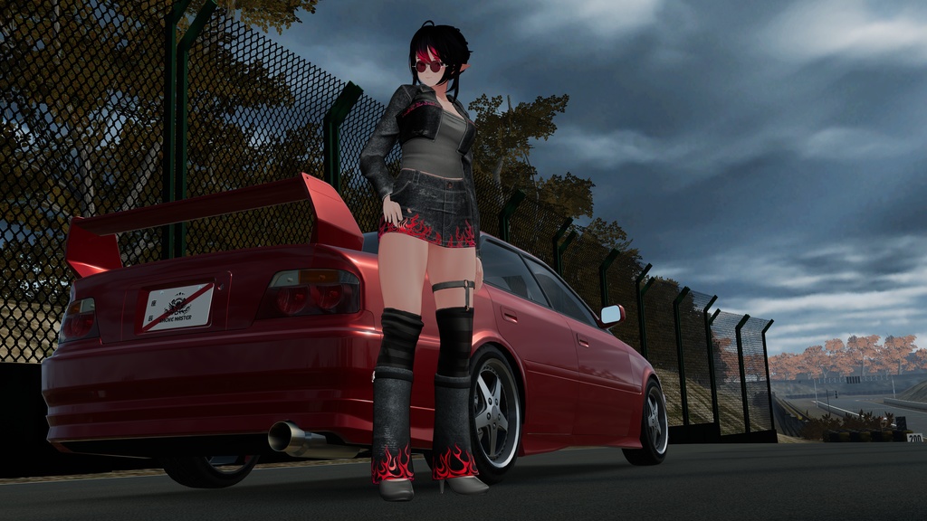 【✦QVK 】 - DenimFlames ✦ギミック 【 8 avatar 】